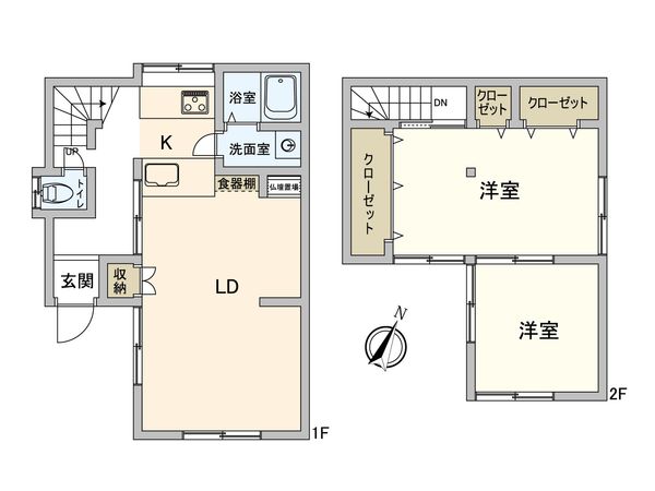 ふじみ野市駒西2丁目 戸建 間取図(平面図) ふじみ野市駒西2丁目 戸建 間取図(平面図)
