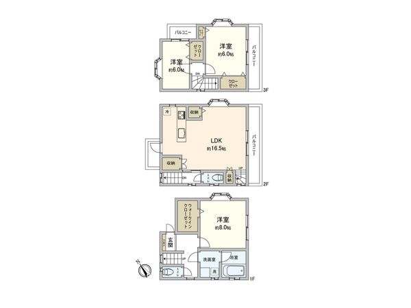 入間郡三芳町大字藤久保 戸建 間取図(平面図) 入間郡三芳町大字藤久保 戸建 間取図(平面図)