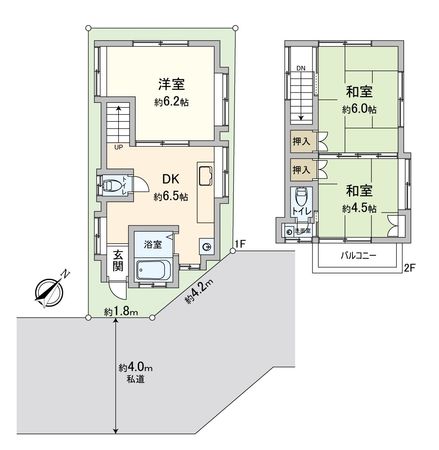ふじみ野市福岡武蔵野 戸建 間取図(平面図) ふじみ野市福岡武蔵野 戸建 間取図(平面図)