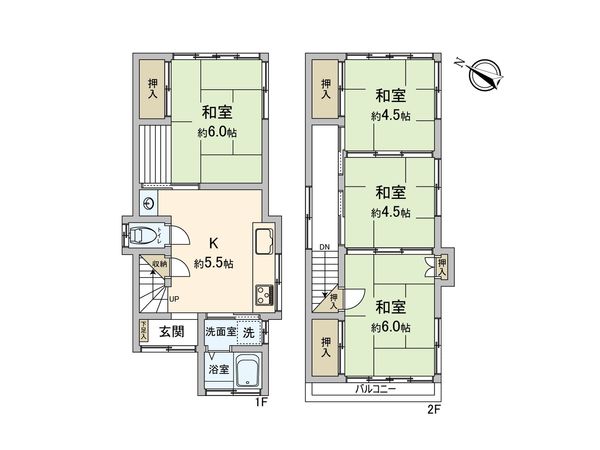 入間郡三芳町大字藤久保 戸建 間取図(平面図)