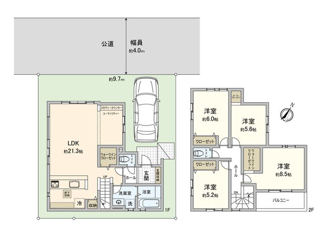 入間郡三芳町藤久保 9期 新築戸建 間取図(平面図) 入間郡三芳町藤久保 9期 新築戸建 間取図(平面図)