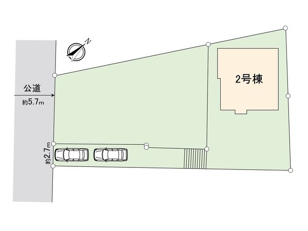 ふじみ野市滝 2期 2号棟 新築戸建 間取図(平面図) ふじみ野市滝 2期 2号棟 新築戸建 間取図(平面図)