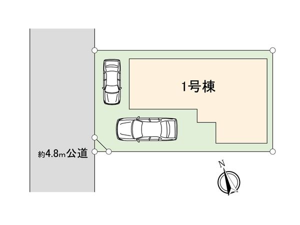 ふじみ野市元福岡2丁目 2期 1号棟 区画図 ふじみ野市元福岡2丁目 2期 1号棟 区画図