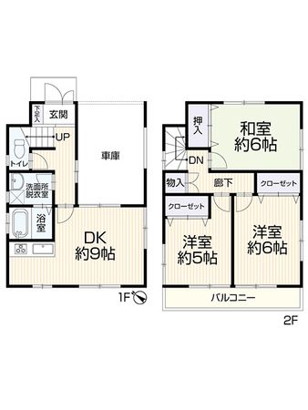 入間郡三芳町北永井 中古戸建 間取図(平面図) 入間郡三芳町北永井 中古戸建 間取図(平面図)