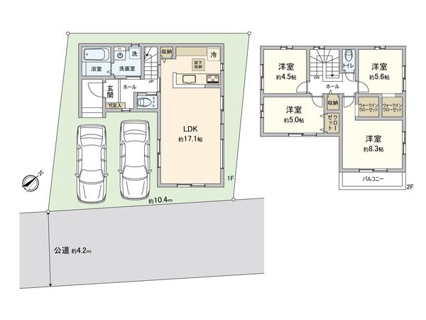 入間郡三芳町大字藤久保 11期 新築戸建 間取図(平面図)