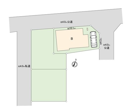 ふじみ野市上ノ原1丁目 1期 B号棟 新築戸建 全体区画図 ふじみ野市上ノ原1丁目 1期 B号棟 新築戸建 全体区画図
