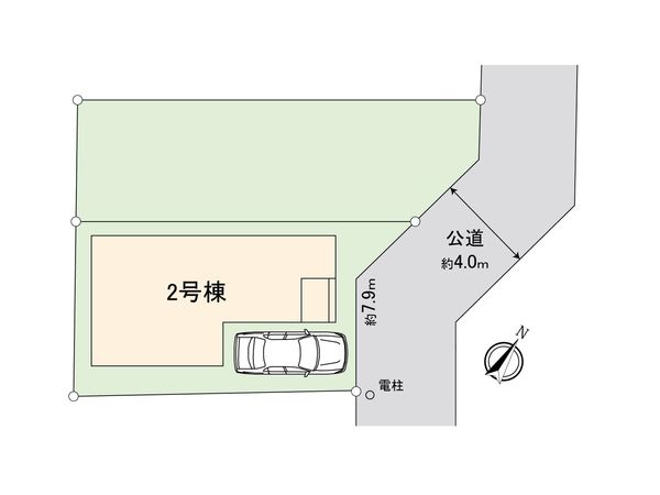ふじみ野市南台2丁目 2号棟 新築戸建 区画図 ふじみ野市南台2丁目 2号棟 新築戸建 区画図