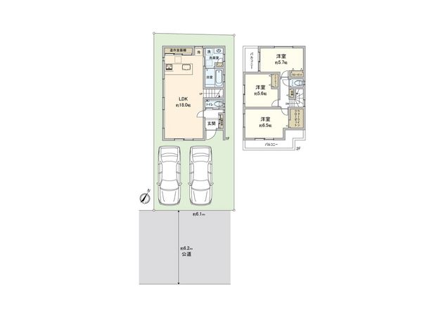 入間郡三芳町大字藤久保 第22期 新築戸建 間取図(平面図)