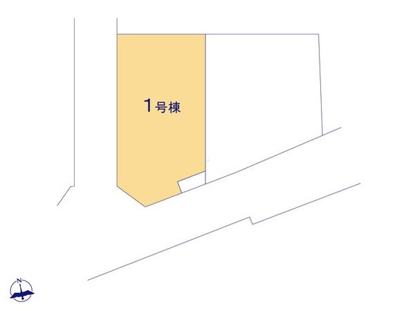 富士見市関沢2丁目 2期 1号棟 新築戸建 全体区画図