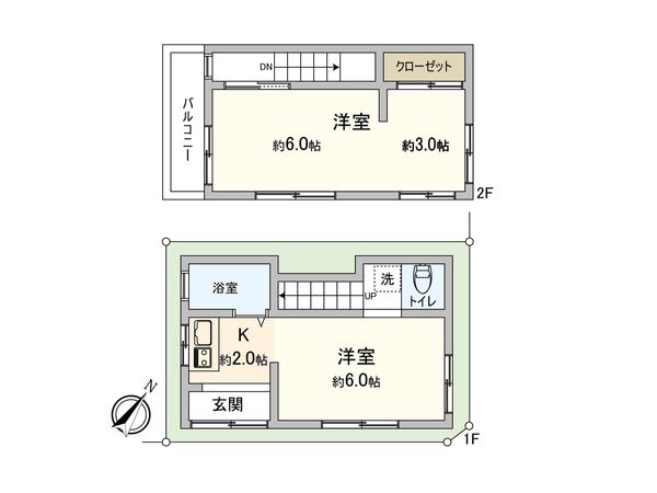 ふじみ野市北野1丁目 戸建 間取図(平面図)