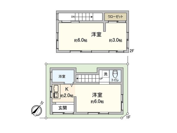 ふじみ野市北野1丁目 戸建 間取図(平面図) ふじみ野市北野1丁目 戸建 間取図(平面図)