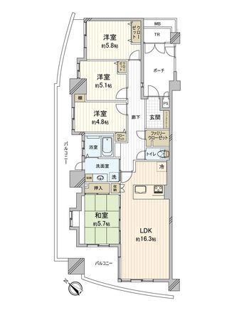 間取図(平面図)