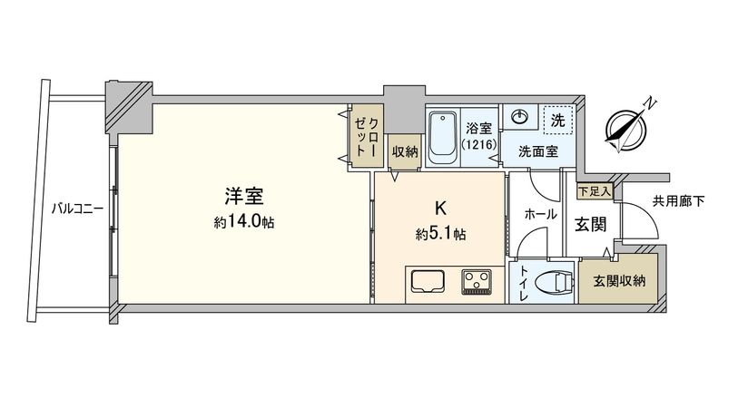 ココネ上福岡 三番館 間取図(平面図) 間取図(平面図)