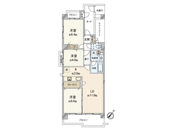 アーベインふじみ野キッズプレース 間取図(平面図) 間取図(平面図)