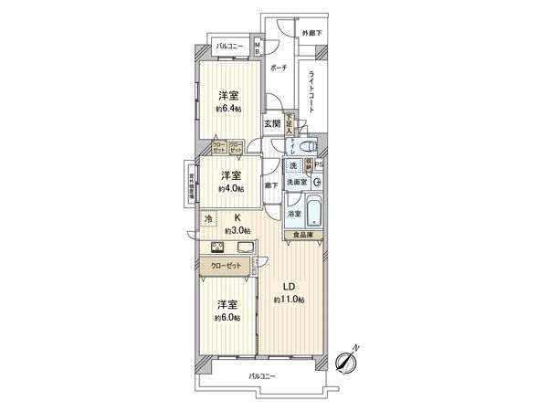 アーベインふじみ野キッズプレース 間取図(平面図)