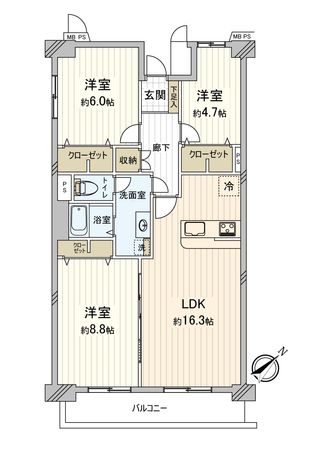 間取図(平面図)