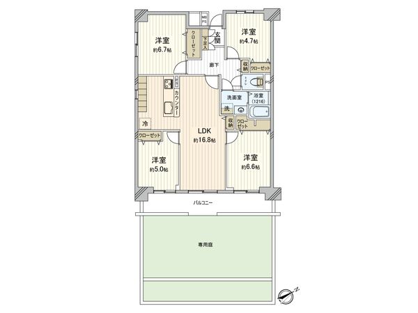 みよしみずほ台サンライトマンション A棟 間取図(平面図) みよしみずほ台サンライトマンション A棟 間取図(平面図)