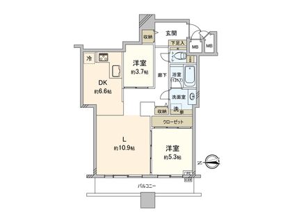 間取図(平面図)