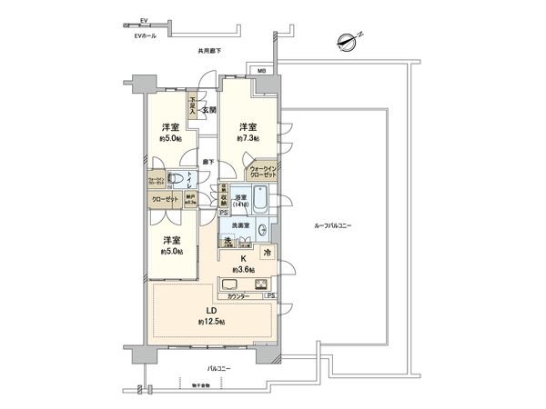 オハナふじみ野上野台ブロッサム 間取図(平面図) オハナふじみ野上野台ブロッサム 間取図(平面図)