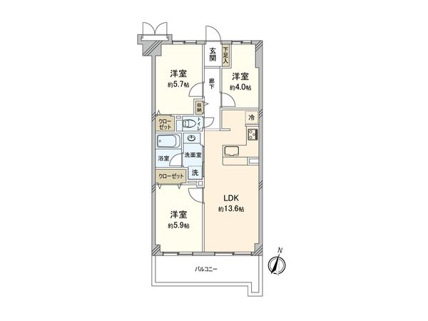エクセルふじみ野 間取図(平面図) エクセルふじみ野 間取図(平面図)