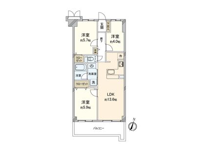 間取図(平面図)