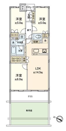 ウィルローズふじみ野 間取図(平面図) ウィルローズふじみ野 間取図(平面図)