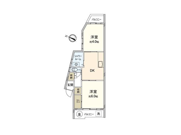 富士見台ブルーハイツ峰 間取図(平面図) 富士見台ブルーハイツ峰 間取図(平面図)