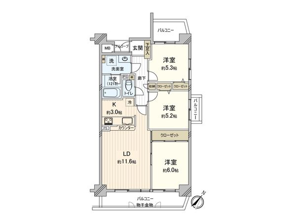 間取図(平面図)