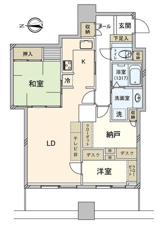 リズムタワー Ⅱ 間取図(平面図) リズムタワー Ⅱ 間取図(平面図)
