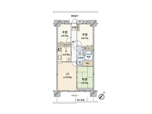 エステ・スクエアふじみ野A 間取図(平面図) エステ・スクエアふじみ野A 間取図(平面図)