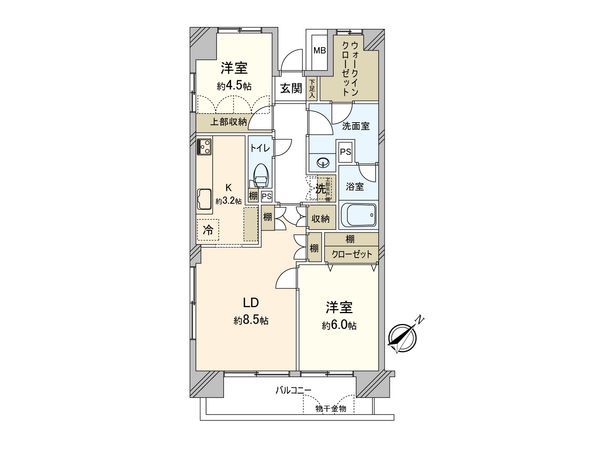 上福岡パーク・ホームズ 間取図(平面図) 上福岡パーク・ホームズ 間取図(平面図)