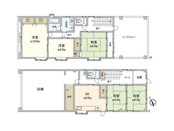 ふじみ野市鶴ケ舞2丁目 間取図(平面図)