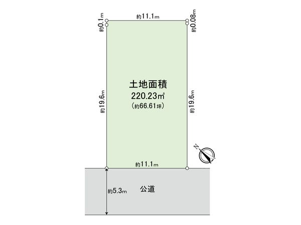 大田区鵜の木3丁目土地 区画図 大田区鵜の木3丁目土地 区画図