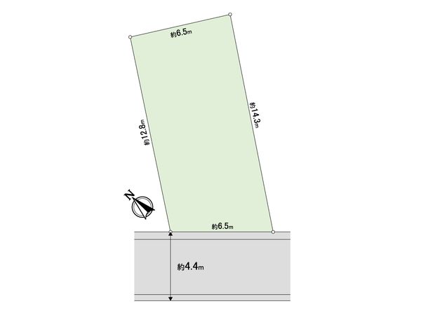 豊島区長崎5丁目土地 区画図