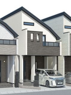 大田区久が原3丁目新築戸建 C号棟 外観パース図