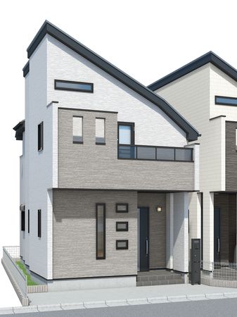 大田区久が原3丁目新築戸建 D号棟 外観パース図 大田区久が原3丁目新築戸建 D号棟 外観パース図
