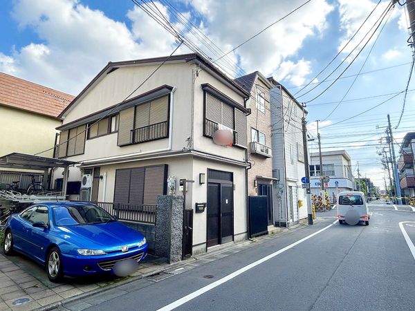 大田区鵜の木2丁目戸建 前面道路含む外観