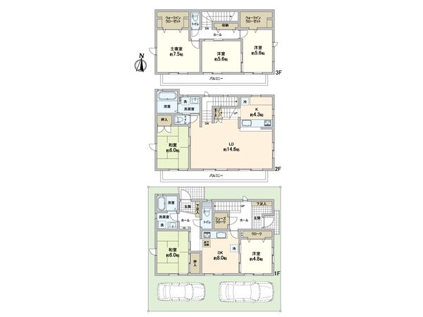 大田区千鳥2丁目戸建 間取図(平面図) 大田区千鳥2丁目戸建 間取図(平面図)