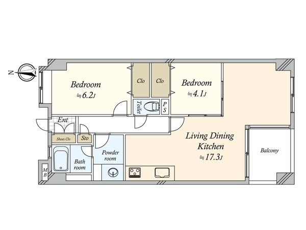 レフィーズ千鳥町 間取図(平面図) レフィーズ千鳥町 間取図(平面図)