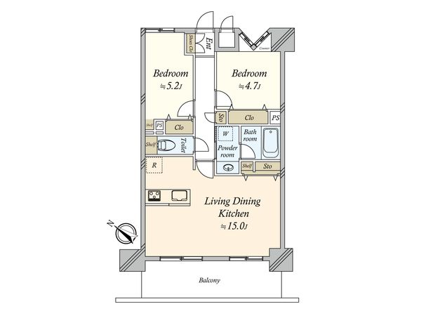 ライオンズプラザ久が原 間取図(平面図) 間取図(平面図)