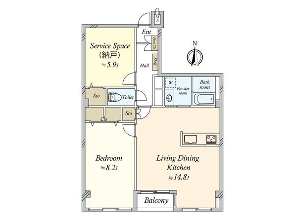 シャトー久が原 間取図(平面図) 間取図(平面図)