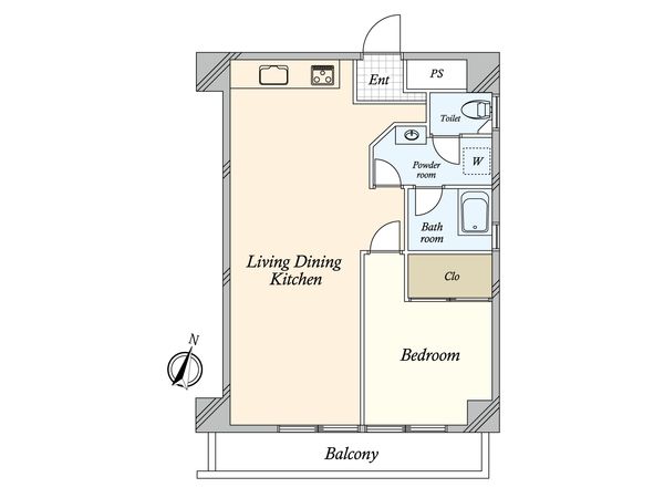 ニューハイム久が原 間取図(平面図)