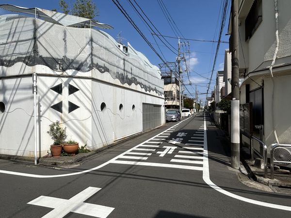 東玉川2丁目 土地 前面道路含む外観