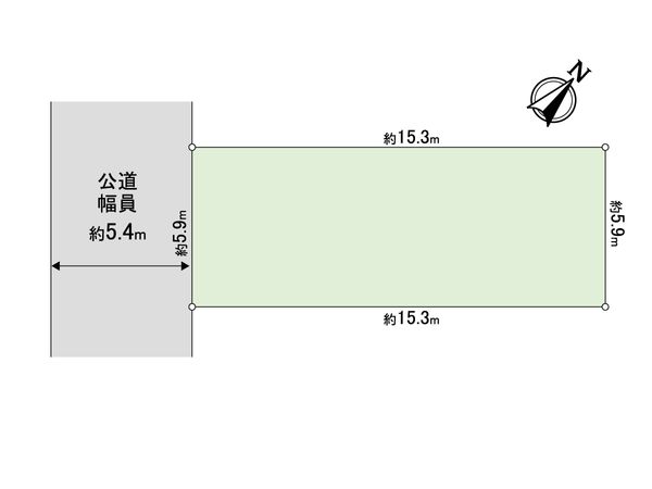 東玉川2丁目 土地 区画図