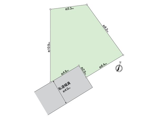 田園調布本町 土地 区画図 田園調布本町 土地 区画図