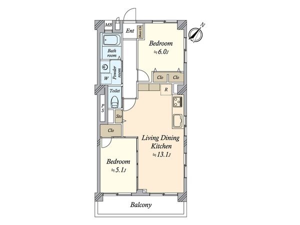 尾山台ヒミコマンション 間取図(平面図) 尾山台ヒミコマンション 間取図(平面図)