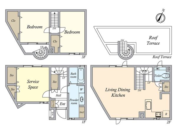 セボン久が原 間取図(平面図)