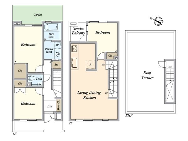 セボンモードグランデ田園調布 間取図(平面図) 間取図(平面図)