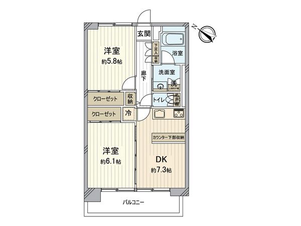 中銀田園調布マンシオン 間取図(平面図) 中銀田園調布マンシオン 間取図(平面図)