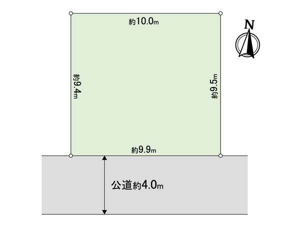 川口市芝中田1丁目 区画図